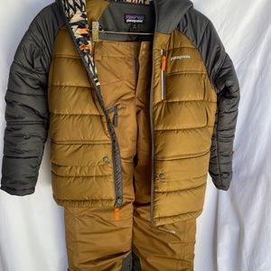 Patagonia Boys Aspen Grove Jacket & Snowshot Pants size M (10)